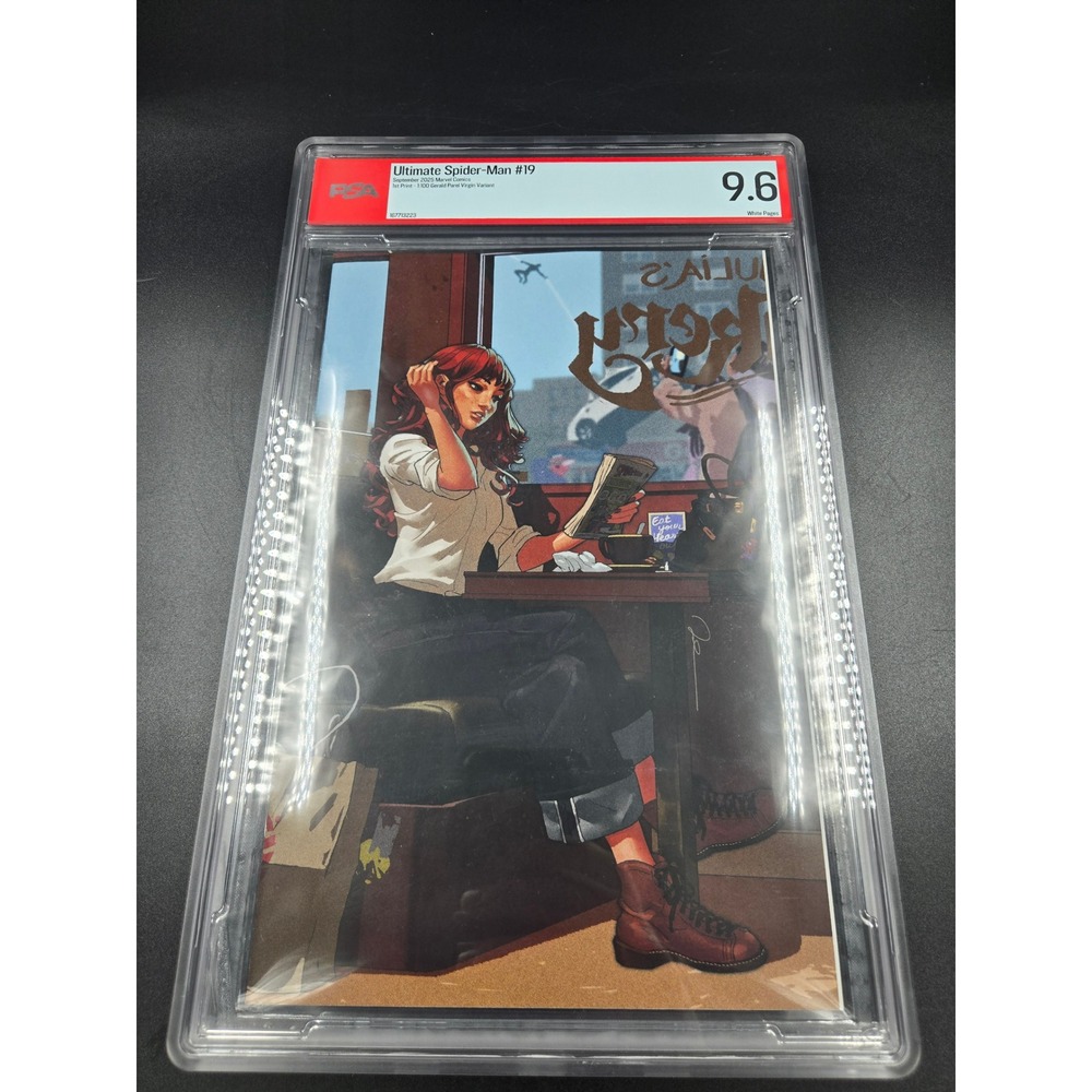 Ultimate Spider-Man 19 PSA 9.6 Gerald Parel 1:100 Virgin Variant Marvel 2023